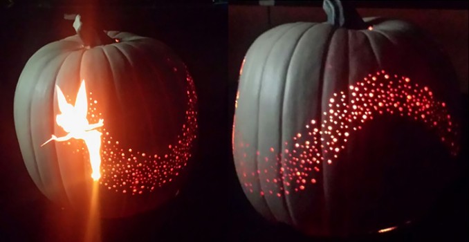 Sprinkle Some Fairy Dust on Your Pumpkin with this DIY Tinkerbell Jack-O-Lantern