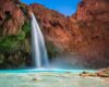 Captivating image of Havasu Falls, a breathtaking natural wonder nestled in the heart of the Grand Canyon