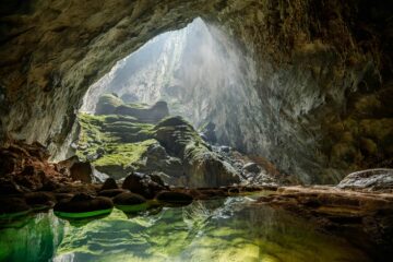 Son Doong Cave in Vietnam, a subterranean marvel boasting colossal chambers and intricate formations.